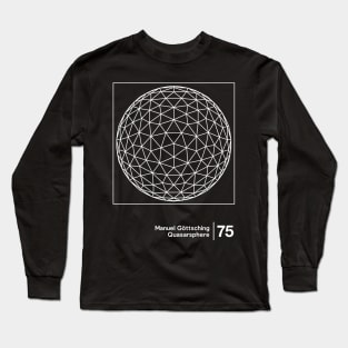 Manuel Göttsching / Original Minimalist Graphic Design Long Sleeve T-Shirt